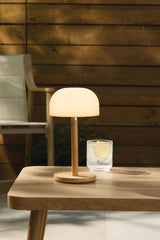 Outdoor Rechargable Bamboo Mushroom Lamp, Multiple Colour Modes F5F0 - product image 4