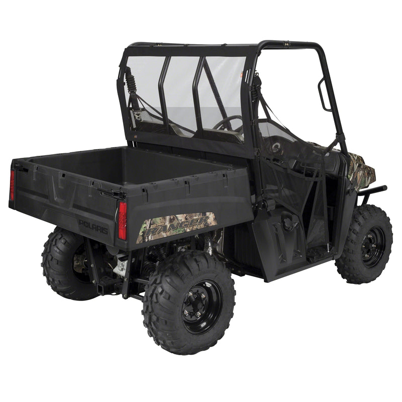 Classic Accessories UTV Rear Windshield, Polaris Ranger Mid, Black X7L0