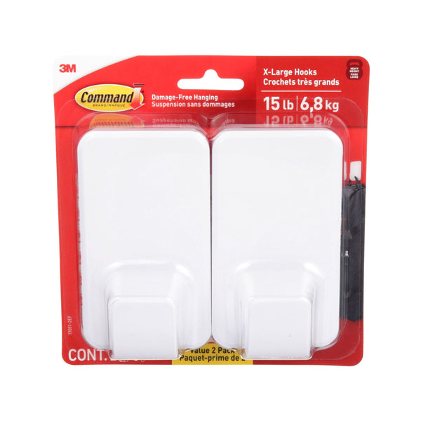 15-lb Jumbo Hook Value Pack, 17011-2EF | 2 Hooks, 8 Strips per Pack G1M5