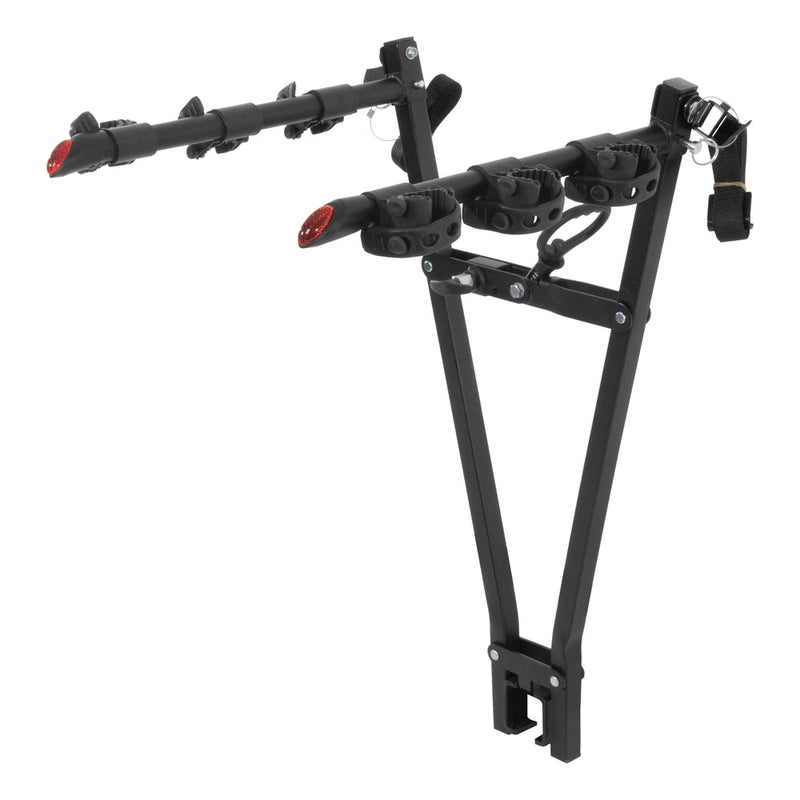 18013 Clamp-On 3-Bike Hitch Mount Bike Rack, Fits Over 2-in Receiver, Black B5M8