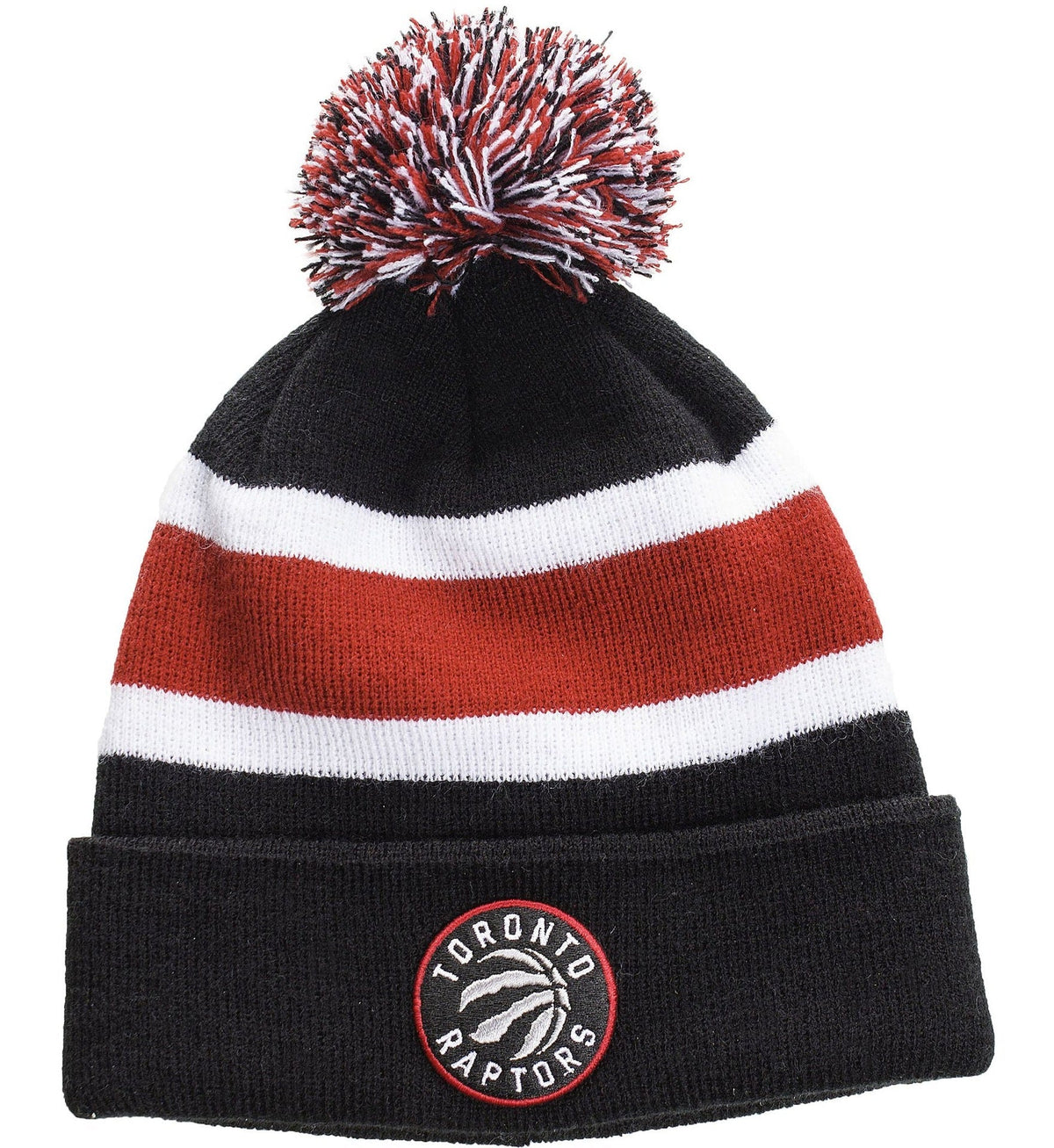 Toque with Pom Pom, Blue/Red K7E5 - product image 1