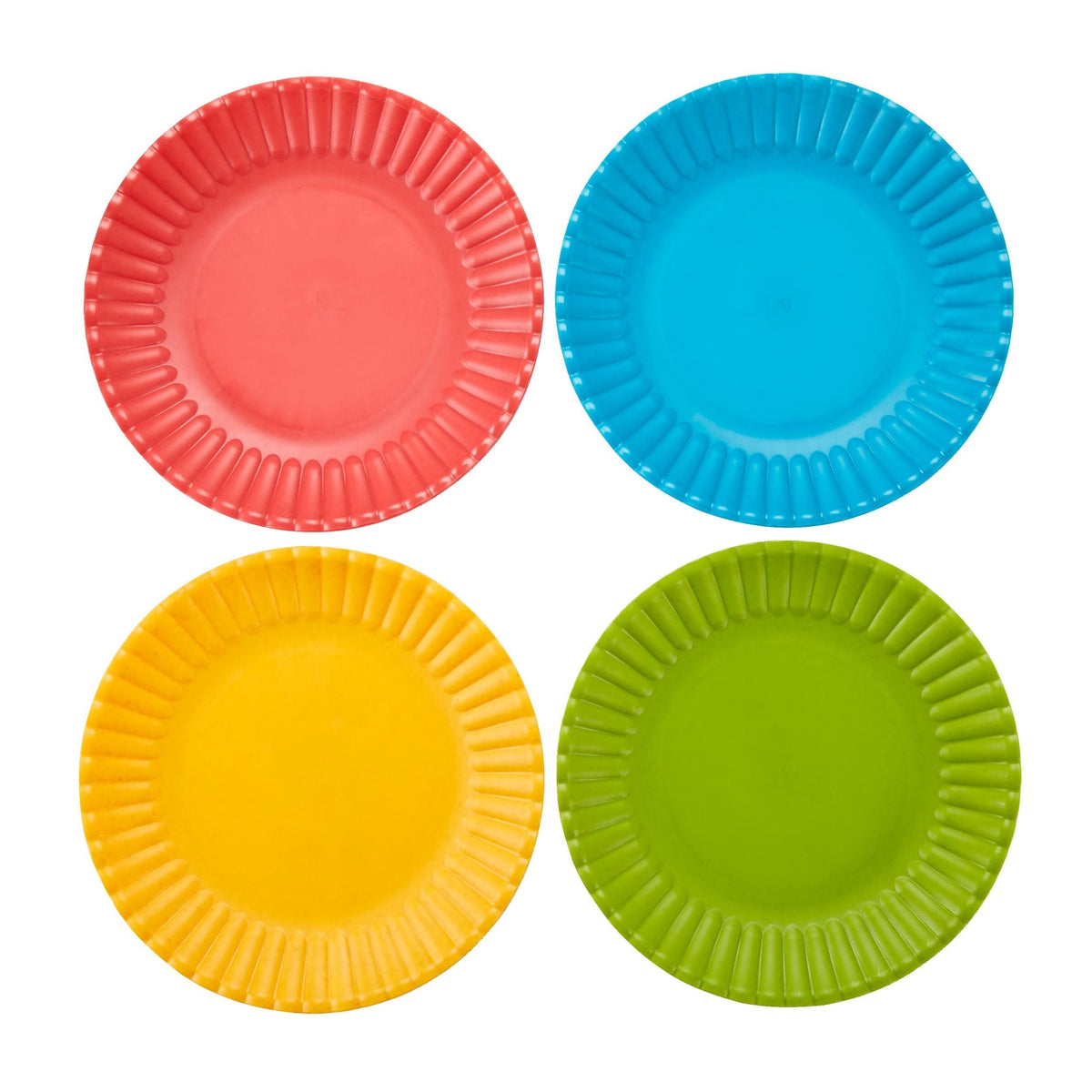 Outdoor Sustainable Dinner Plates, 4-pk, Assorted R0X8 - product image 1