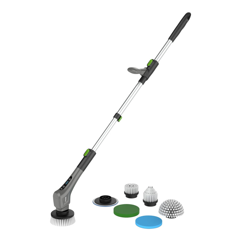 Cordless Electric Spin Scrubber, Includes 7 Accessories Y0F6