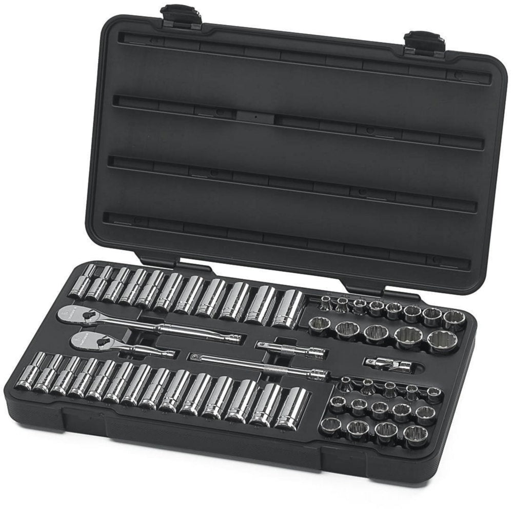 3/8-in Drive Tool Socket Set 57-pc, Chrome Plating U6M2 - product image 2