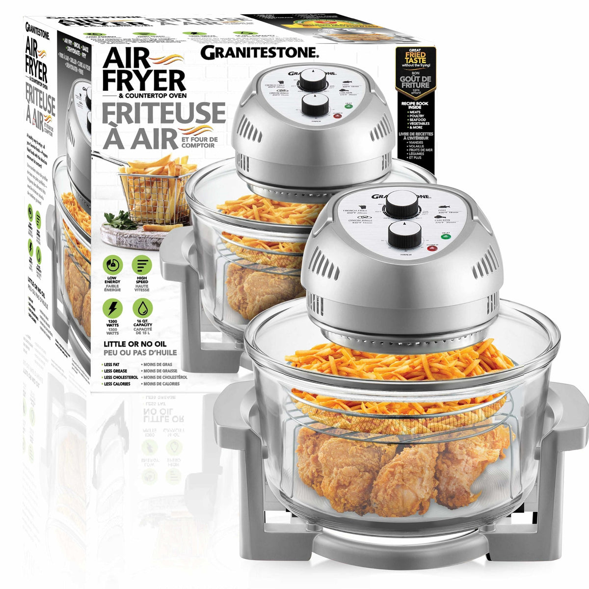 Glass Air Fryer, Silver A2I5 - product image 2