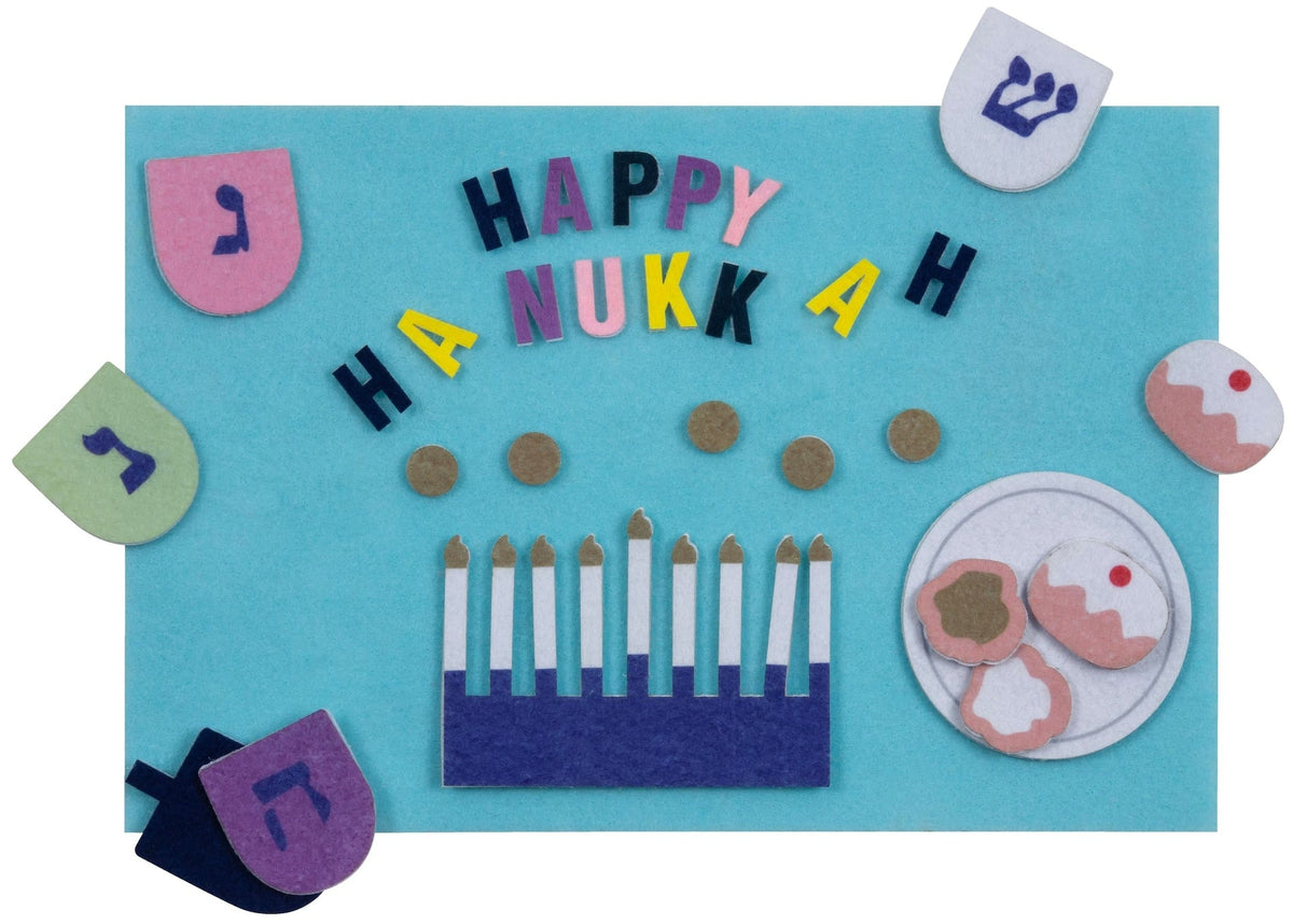 Hanukkah" Felt Interactive Activity Play Board Kit, 30-pc, for Hanukkah O6N7 - product image 3
