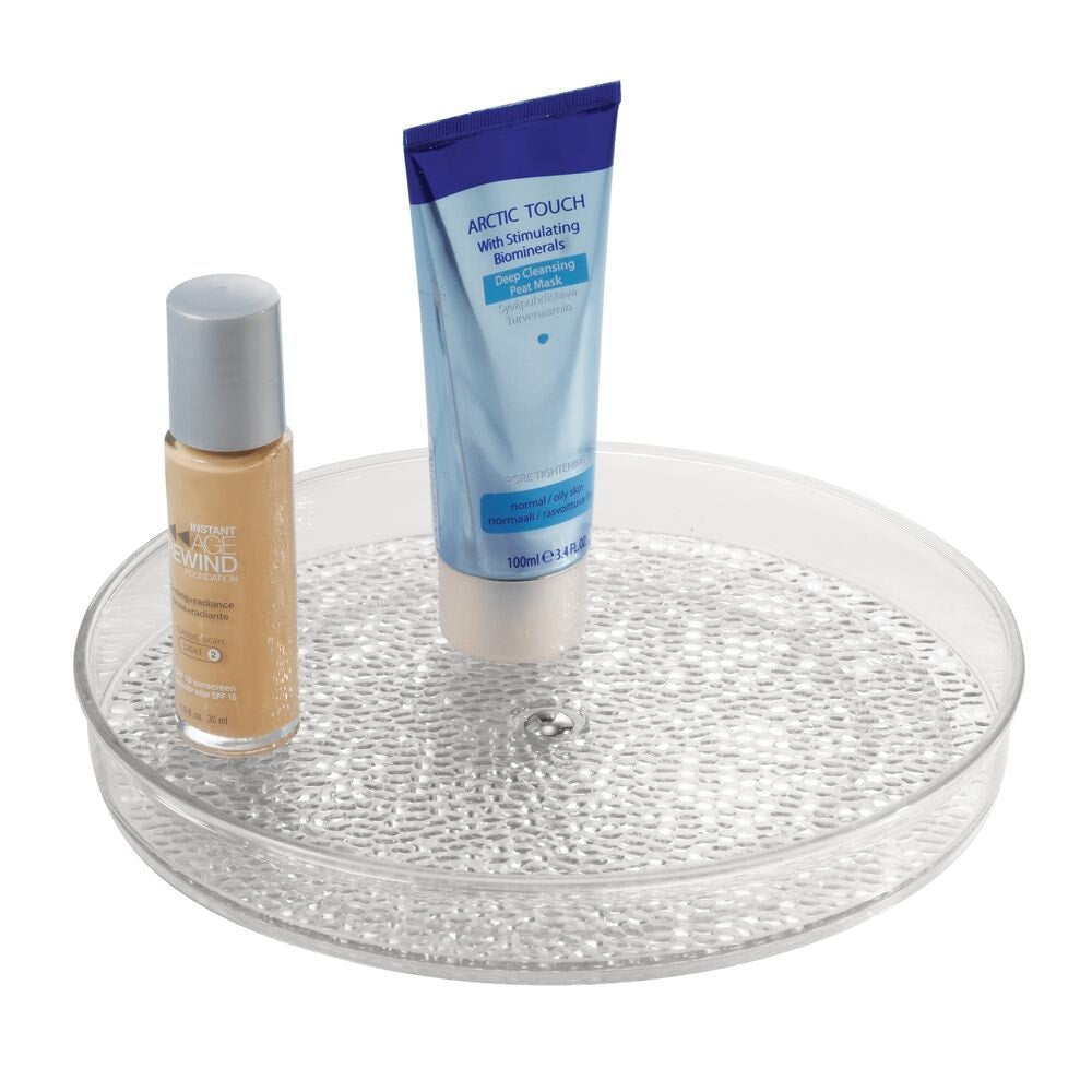Rain Spinner Turntable Vanity Organizer, Clear, 9-in C9F6 - product image 1