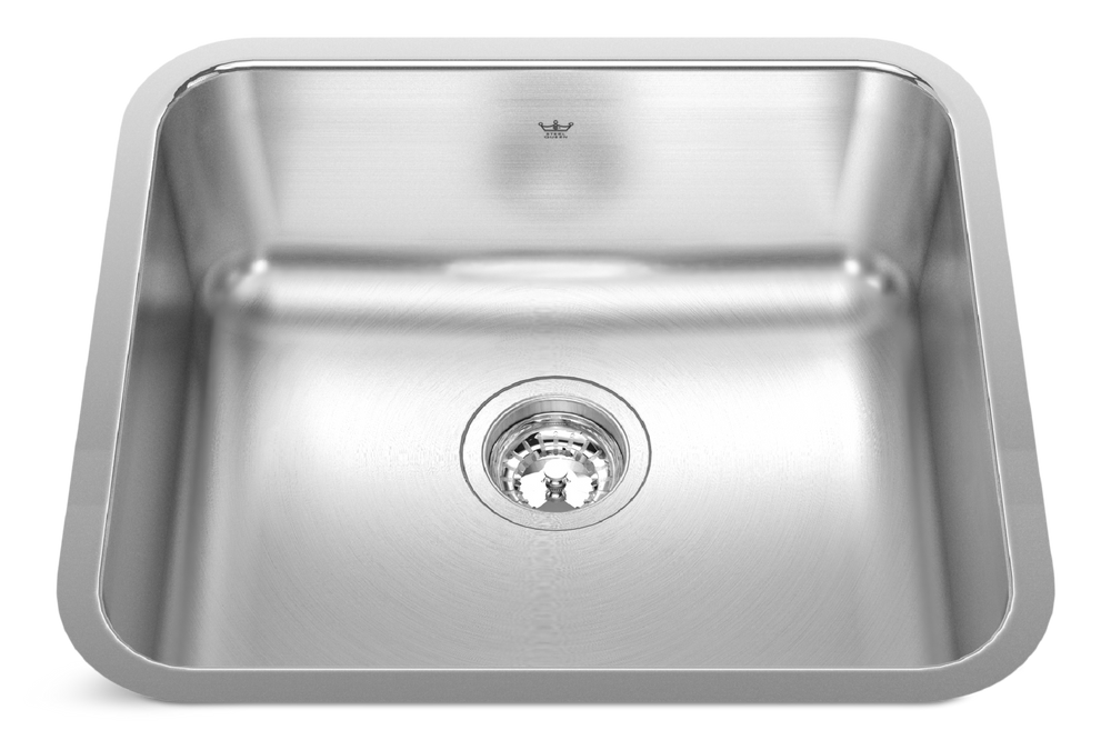 Steel Queen Undermount Single Bowl Kitchen Sink, 19.75-in x 17.75-in x 8-in, Stainless Steel T6J0 - product image 1