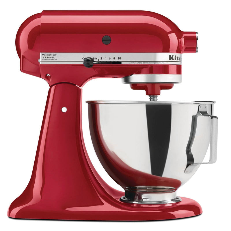 4.5 Quart Tilt-Head Stand Mixer with 10 Speeds, Empire Red I8U9