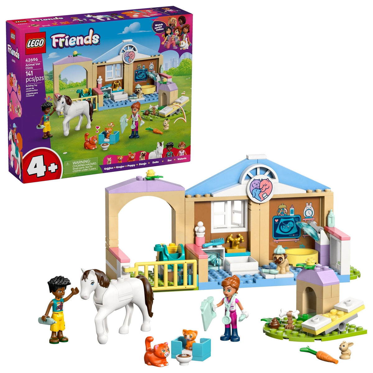 Friends Animal Vet Clinic Building Set - 42696, 141-pcs, Ages 4+ F2P7 - product image 1