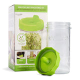 Single Mason Jar Sprouting Kit with Seeds, 3-pc I1G7 - product image 1