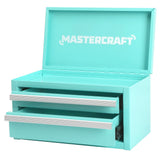 Mini Toolbox with 2 Drawers, Aqua E8T3 - product image 1