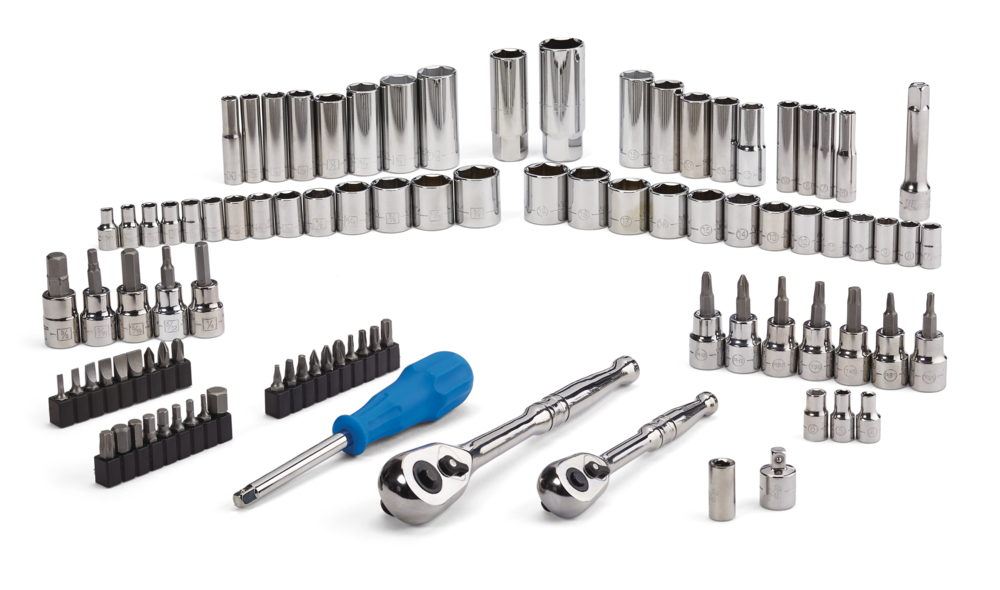 Socket Set, 95-pc, SAE / Metric, CRV, Nickel-Chrome Plating U0C3 - product image 6