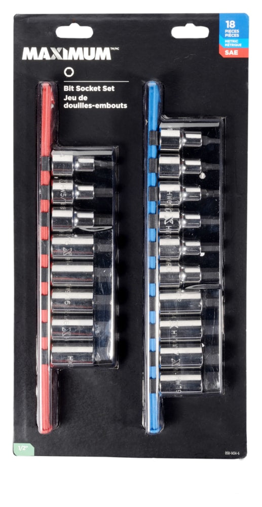 1/2-in Drive Hex Bit Socket Set, 18-pc J7H4 - product image 2