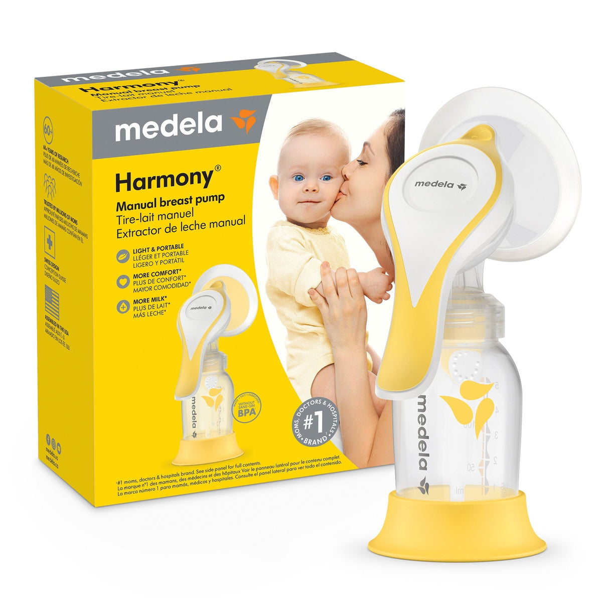 Harmony Flex Manual Breast Pump, Clear R9O6 - product image 1