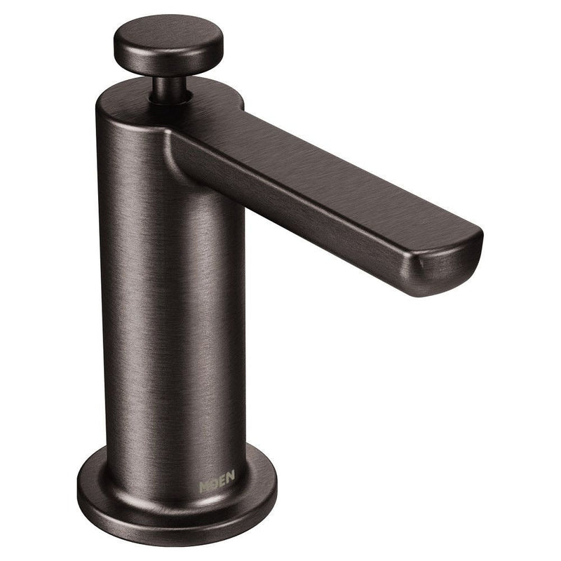 Align Single Handle High Arc Modern Pull Down Kitchen Faucet with Power Clean, Black Stainless Steel I6S0