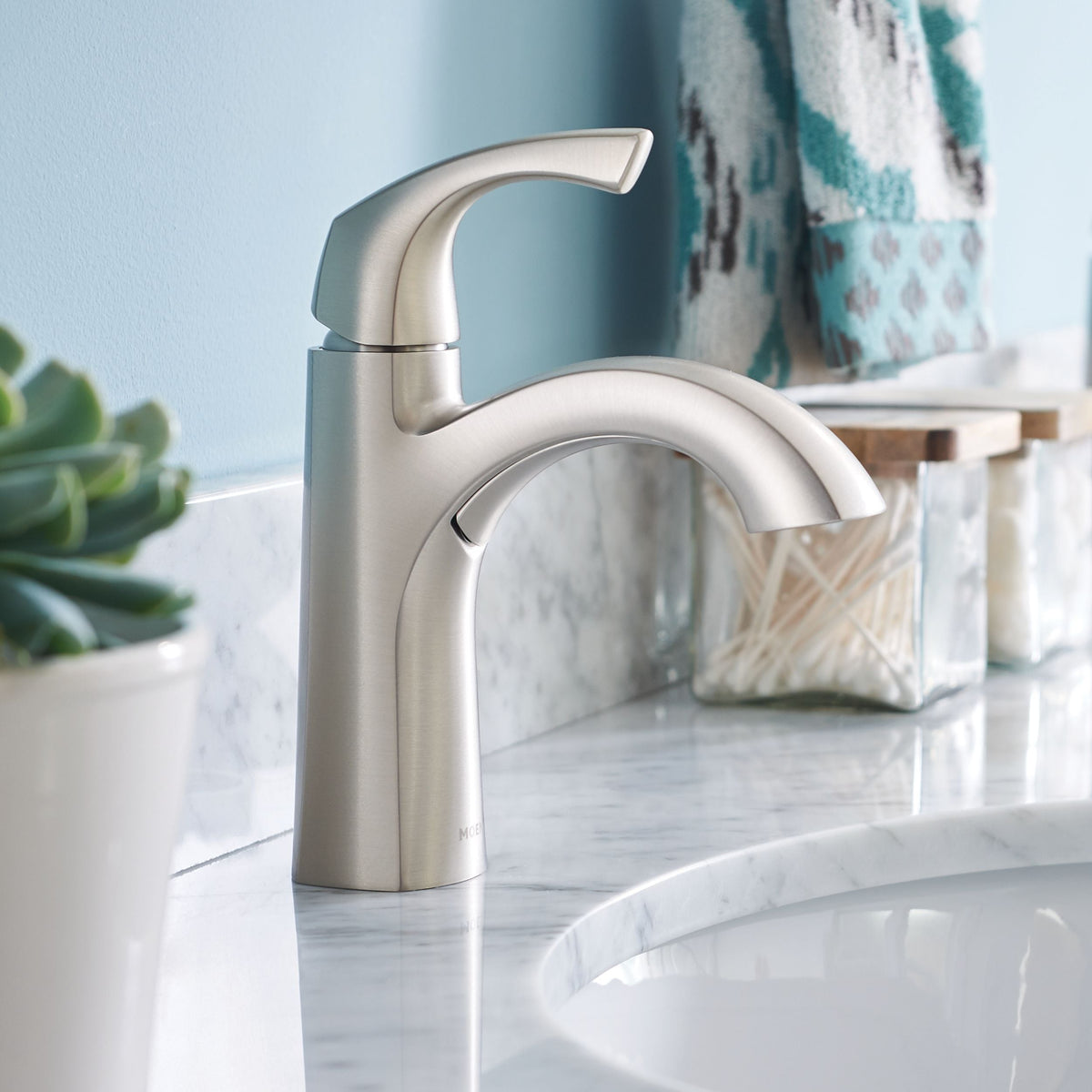 Lindor Single Handle Bathroom Faucet, Spot Resist Brushed Nickel U1Y5 - product image 6