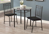 Transitional Dining Set, Grey, 3-pcs G1F3 - product image 4