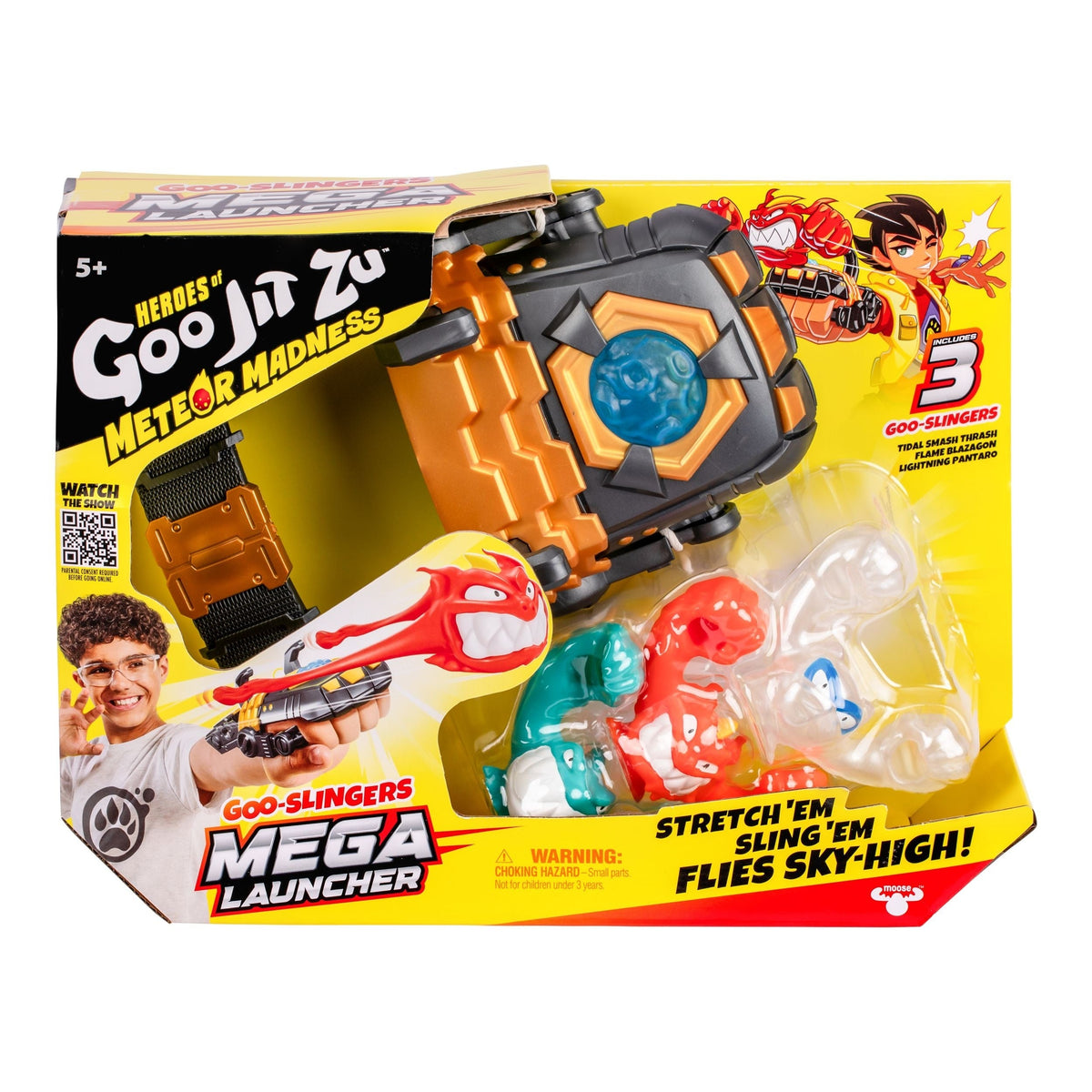 Heroes of Goo Jit Zu S13 Meteor Madness Goo Slingers Mega Launcher Q0A9 - product image 1