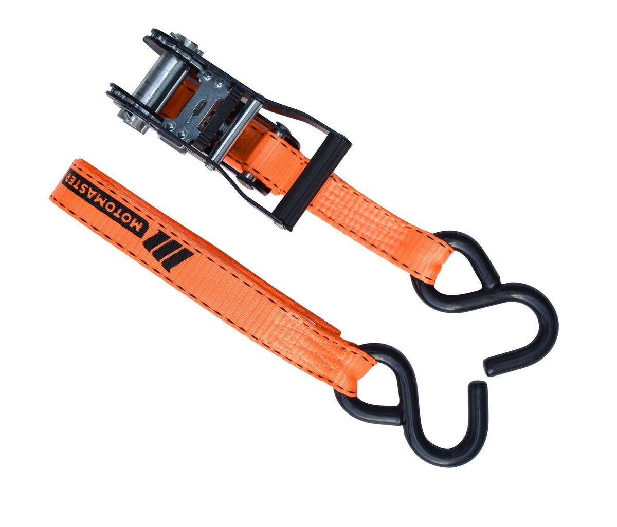 3,000-lb Heavy Duty Ratchet Tie Down Strap, Non-Padded, 1-in x 10-ft, 2-pk A8U0 - product image 2
