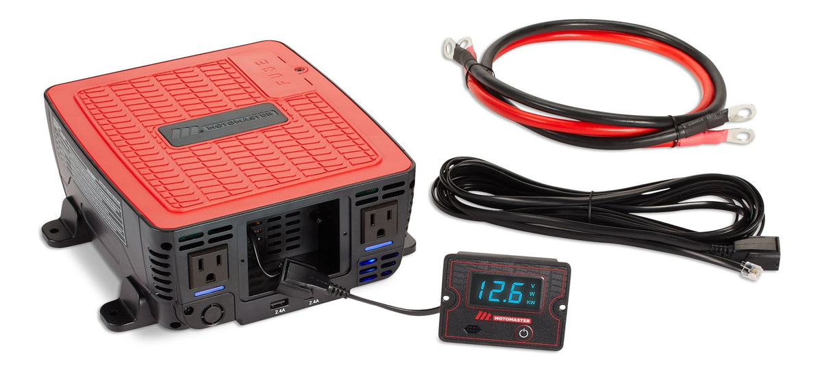Power Inverter, 1500W, Includes Battery Cables B9V8 - product image 1