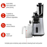 Wide Mouth Cold Press Slow Juicer with Anti-Clog U4J3 - product image 4