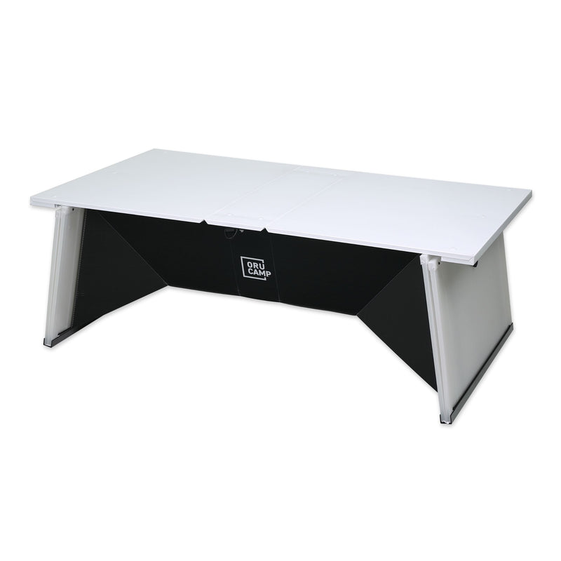 Camp Black Foldable Switch Table with Built-in Storage R1L4