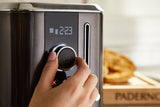 Even Heat Wide Slots Toaster with 9 Settings, Black Stainless Steel, 2-Slices C0R0 - product image 4