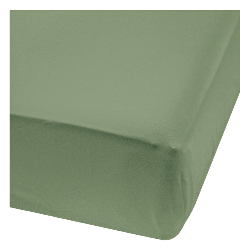 Bamboo Baby Crib Fitted Sheets, Hunter Green I3N1