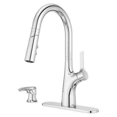 Ceylon Pull-Down Kitchen Faucet, Polished Chrome C9J4