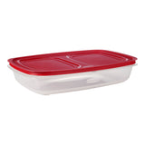 Easy Store Rectangular Plastic Food Storage Container Set with SecureGrip, Stackable, 28.8 Cups U9W2 - product image 1