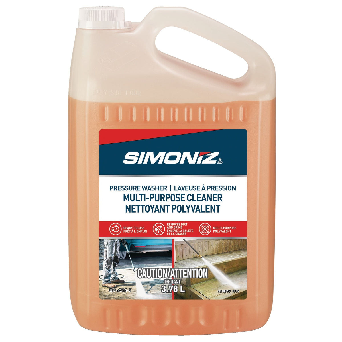 Non-Toxic All-Purpose Ready-to-Use Pressure Washer Detergent, 3.78L E4G5 - product image 1
