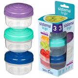 Mini Bites To Go Food Storage Container Set with Removable Dividers, 3-pk F5N9 - product image 1