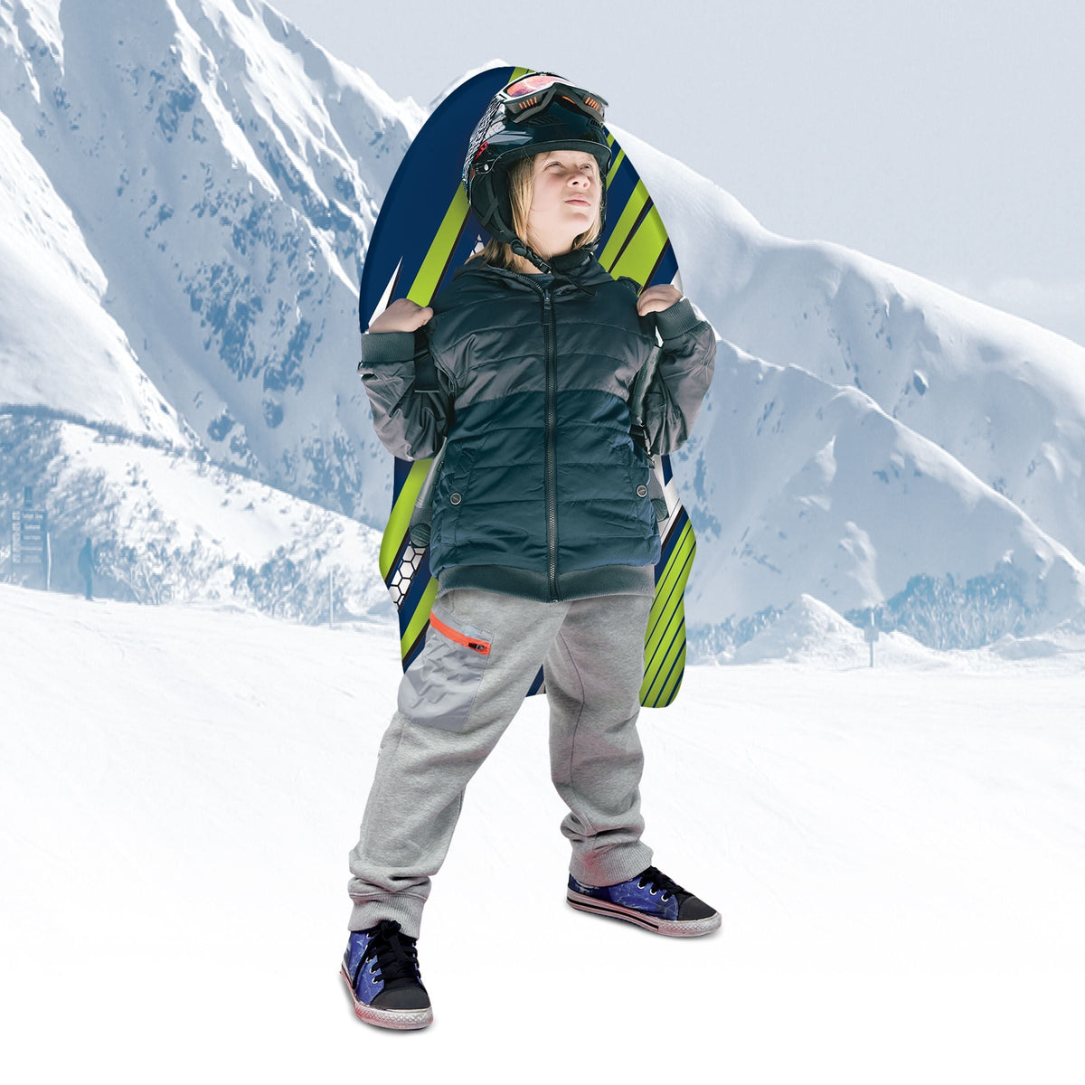 Snow Foam Snow Sled with Backpack Handles, 36-in L0T5 - product image 6