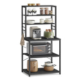 Home Oak/White Baker's Rack with Charging Station U8X9 - product image 1