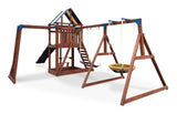 Grand Mesa Outdoor Wooden Play Centre, with Swings, Slide, Sandbox and More, Ages 5+ S4D9 - product image 1