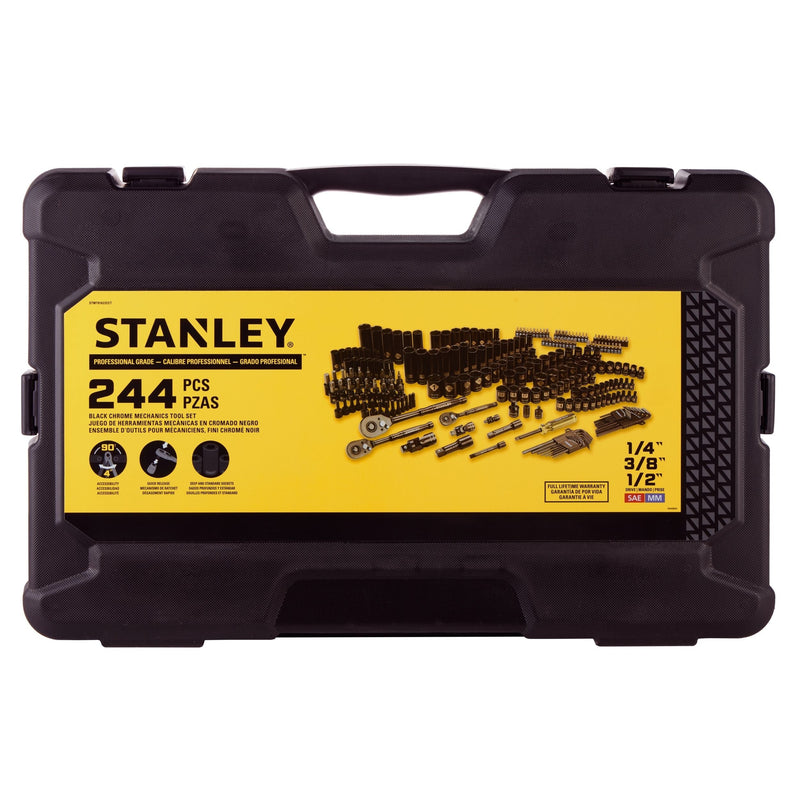 244 Piece Black Chrome Socket Set I2E1