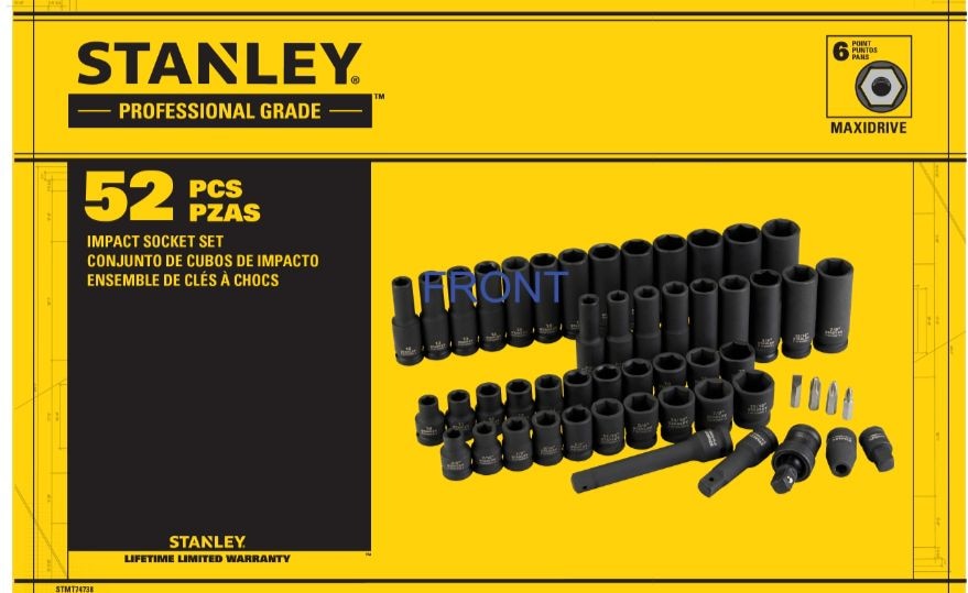 Pro 1/2-in Impact Socket Set, 52-pc Y4N9 - product image 2