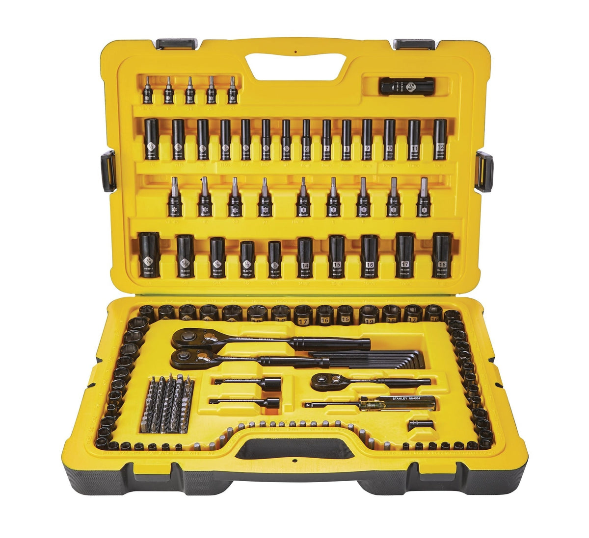 Professional Grade Black Chrome Socket Set, SAE/Metric, 197-pc Y8T4 - product image 1
