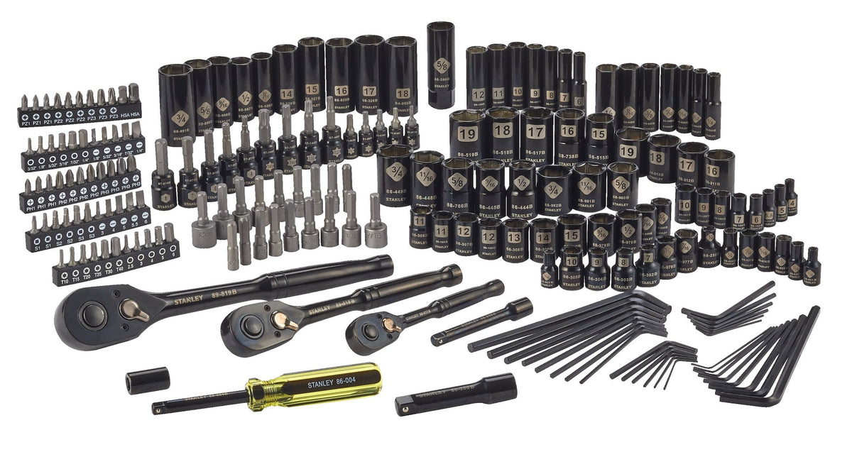 Professional Grade Black Chrome Socket Set, SAE/Metric, 197-pc Y8T4 - product image 2