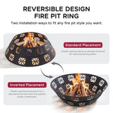 Shelton Fire Ring, Black S6D6 - product image 4