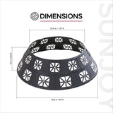 Shelton Fire Ring, Black S6D6 - product image 5