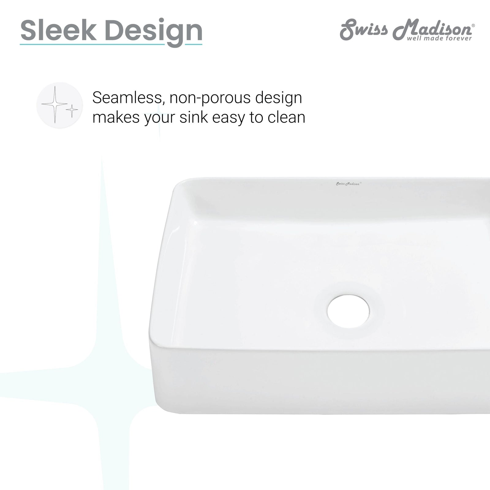 Concorde Rectangle Ceramic Vessel Sink M8S5 - product image 3