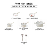 Beige 10-Piece Non-Stick Set, Beige D4E6 - product image 7
