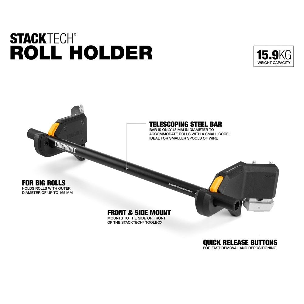 StackTech Roll Holder for StackTech Toolbox, Black, 35-lb Y6J2 - product image 5