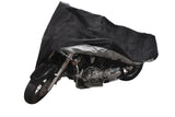 Premium Polyester Motorcycle Cover, Black, Medium P7E7 - product image 2