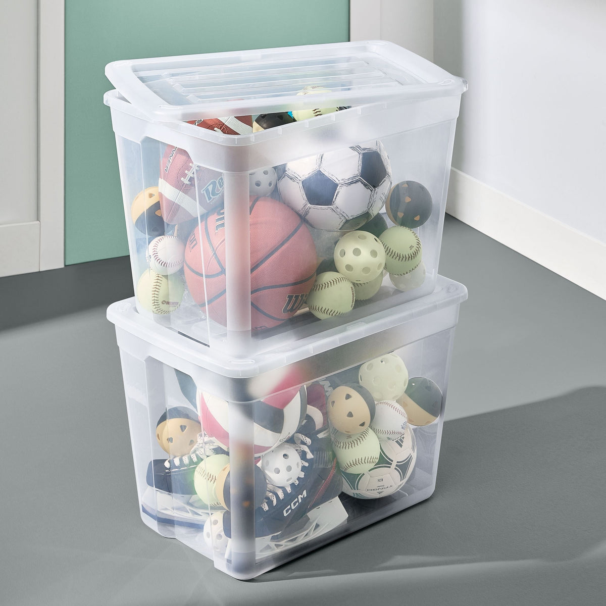 type A Clear Tote, 72-L, 2-pk L3B0 - product image 7