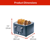 4-Slice Toaster with Extra-Wide Slots, Bluefin D0U9 - product image 2