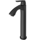 Linus Single Handle Vessel Single Hole Bathroom Sink Faucet, Matte Black V5S8 - product image 2