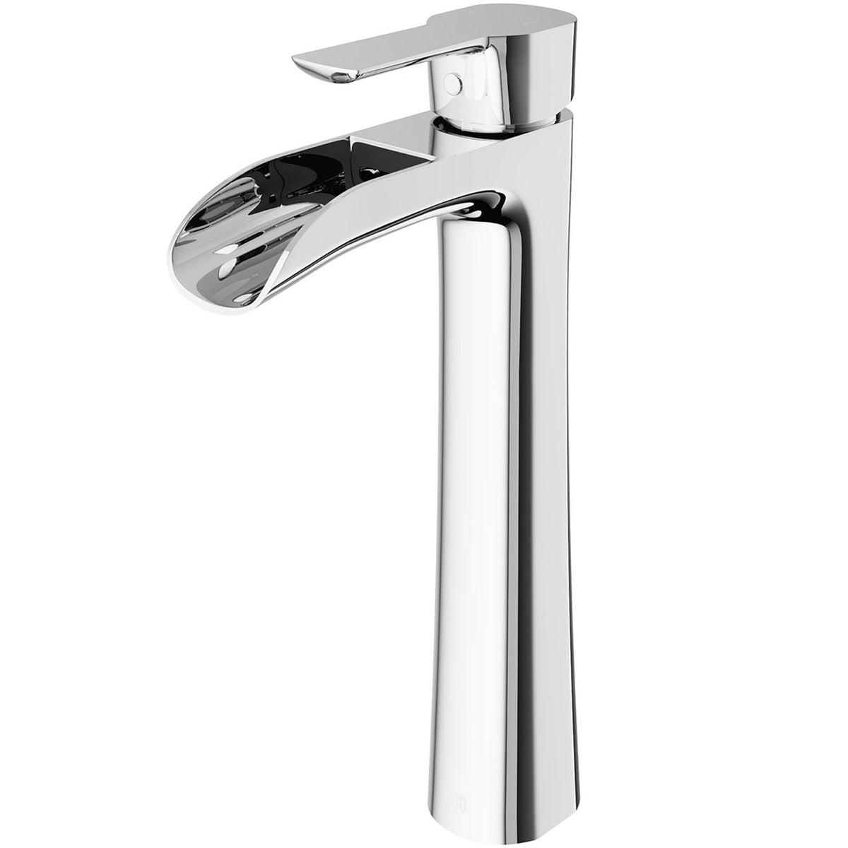 Niko Single Handle Vessel Sink Bathroom Faucet with Deck Plate, Chrome G7D6 - product image 2